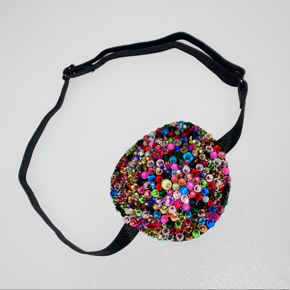 MultiColour Luxury Crystal Medical Eye Patch